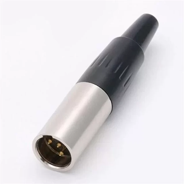 Mini Xlr 3 Pin Erkek Fiş 10X47Mm ürün görseli 1