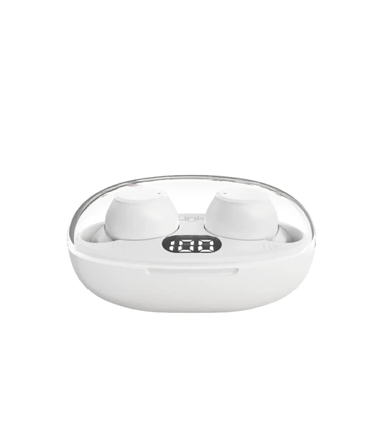 Linktech Dot1 Çevre Dostu Bluetooth Kulaklık Beyaz - Resim 3
