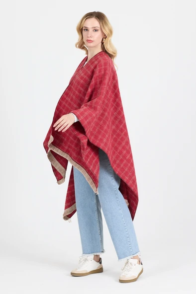 Panço - Pamuk Polyester Karışımlı Şık ve  Kaliteli Kumaş-Kırmızı ürün görseli 1