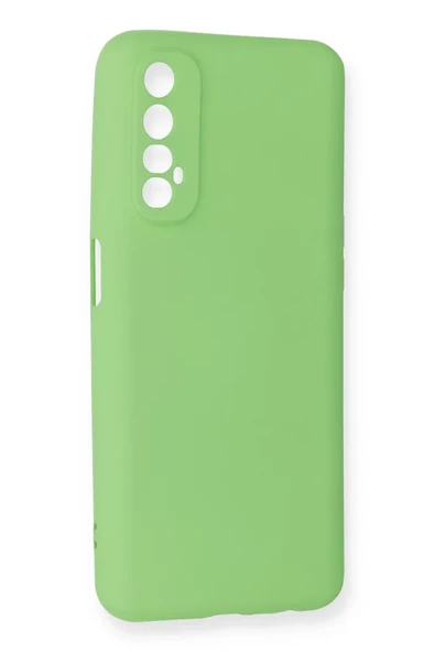 Newface Realme 7 Kılıf First Silikon - Yeşil - Resim 2