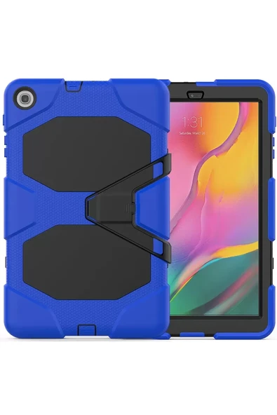 Newface Samsung Galaxy T510 Tab A 10.1 Kılıf Griffin Tablet Kapak - Mavi ürün görseli 1