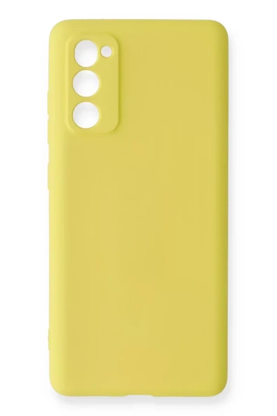 Newface Samsung Galaxy S20 FE Kılıf Nano içi Kadife Silikon - Sarı ürün görseli 1