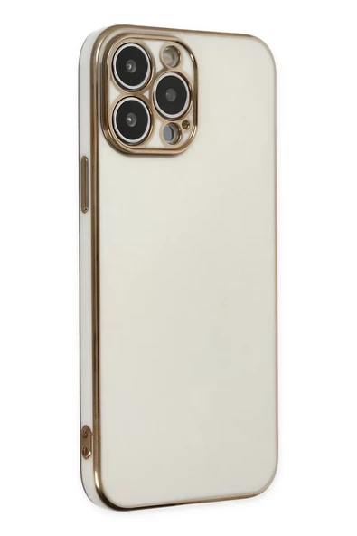 Newface Apple iPhone 14 Pro Max Kılıf Volet Silikon - Beyaz ürün görseli 1