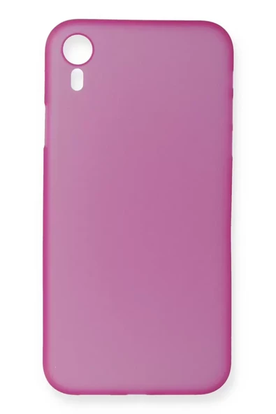 Newface Apple iPhone XR Kılıf PP Ultra İnce Kapak - Pembe ürün görseli 1