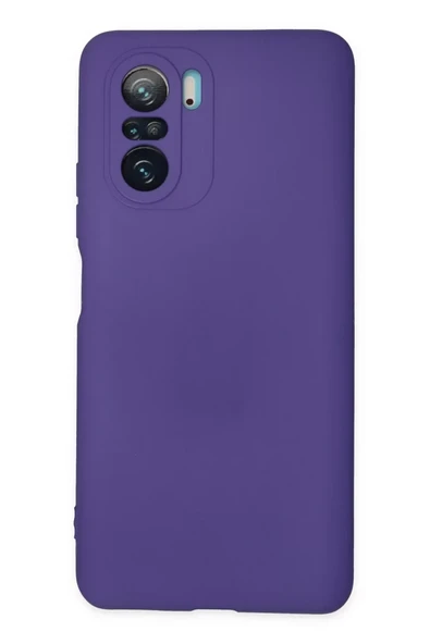 Newface Xiaomi Poco F3 Kılıf Nano içi Kadife Silikon - Mor ürün görseli 1