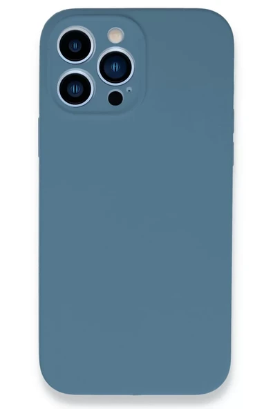 Newface Apple iPhone 13 Pro Kılıf Lansman Legant Silikon - Açık Mavi ürün görseli 1