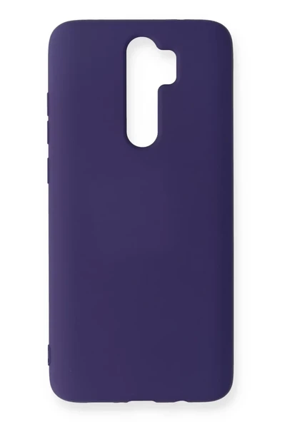 Newface Xiaomi Redmi Note 8 Pro Kılıf Nano içi Kadife Silikon - Mor ürün görseli 1