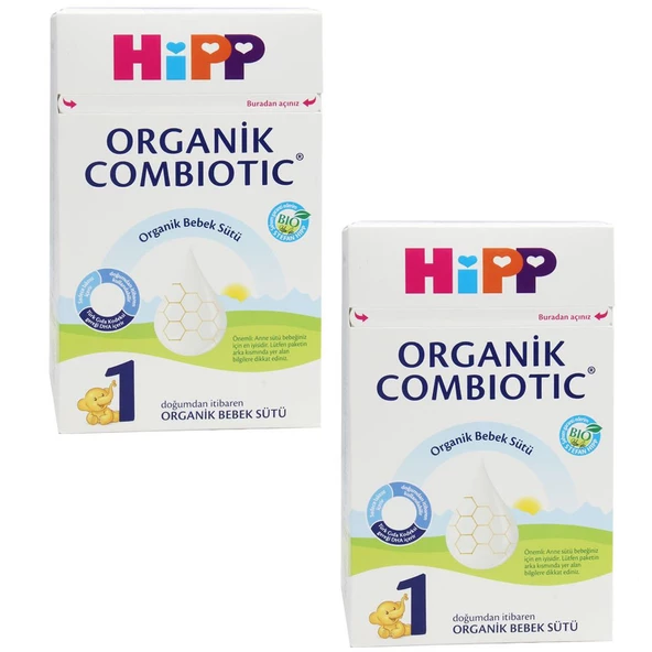 Hipp 1 Organik Combiotic 800 gr Bebek Sütü 2 ADET ürün görseli 1