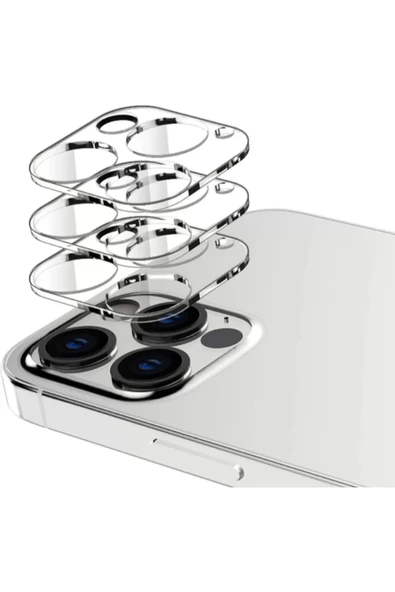 Newface Apple iPhone 12 Mini Kamera Lens Koruma Cam - Resim 2