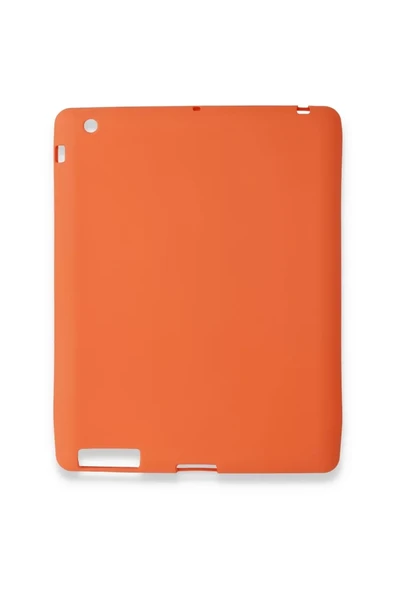 Newface Apple iPad 4 9.7 Kılıf Evo Tablet Silikon - Turuncu ürün görseli 1
