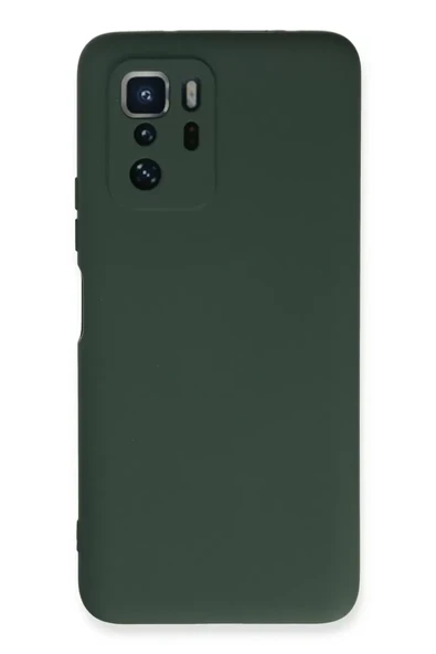 Newface Xiaomi Poco X3 GT Kılıf Nano içi Kadife Silikon - Koyu Yeşil ürün görseli 1