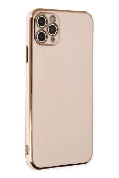Newface Apple iPhone 11 Pro Max Kılıf Volet Silikon - Pembe ürün görseli 1