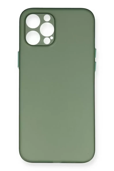 Newface Apple iPhone 12 Pro Kılıf PP Ultra İnce Kapak - Yeşil ürün görseli 1