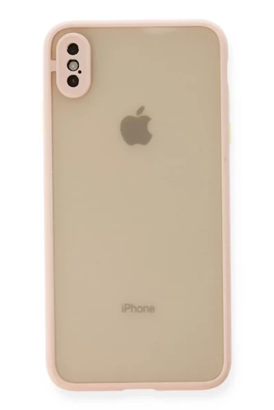 Newface Apple iPhone X Kılıf Montreal Silikon Kapak - Pembe ürün görseli 1