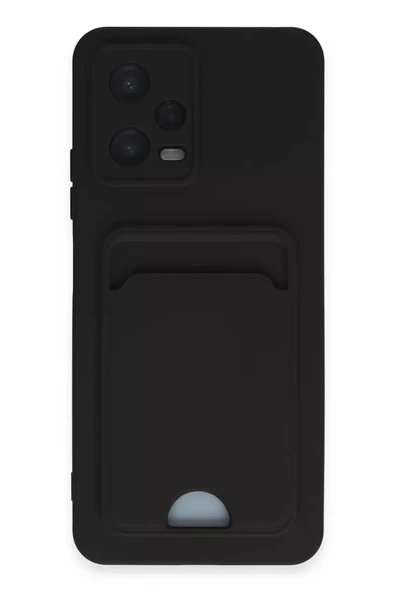 Newface Xiaomi Poco X5 5G Kılıf Kelvin Kartvizitli Silikon - Siyah ürün görseli 1