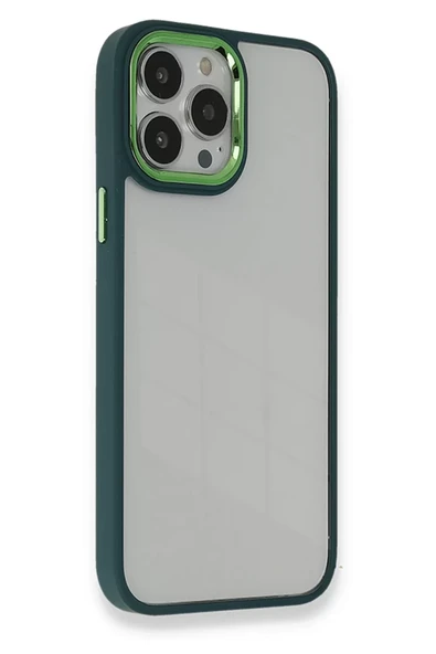 Newface Apple iPhone 14 Pro Max Kılıf Dora Kapak - Haki Yeşil ürün görseli 1