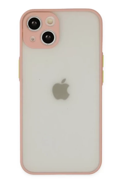 Newface Apple iPhone 14 Kılıf Montreal Silikon Kapak - Pembe ürün görseli 1