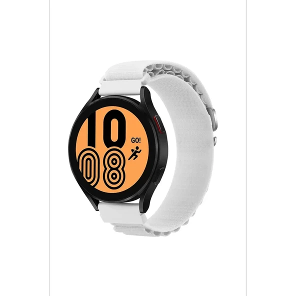 Newface Watch 20mm KR410 Kumaş Kordon - Beyaz - Resim 3