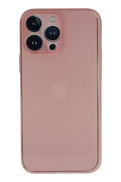 Newface Apple iPhone 13 Pro Kılıf PP Ultra İnce Kapak - Pembe ürün görseli 1