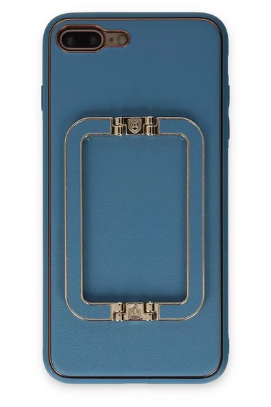 Newface Apple iPhone 7 Plus Kılıf Coco Elit Kapak - Mavi ürün görseli 1