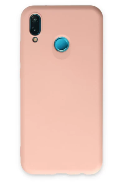 Newface Huawei P20 Lite Kılıf Nano içi Kadife Silikon - Pudra ürün görseli 1