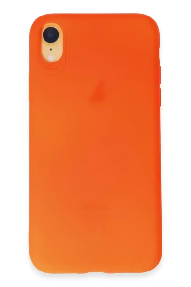 Newface Apple iPhone XR Kılıf First Silikon - Parlak Turuncu ürün görseli 1
