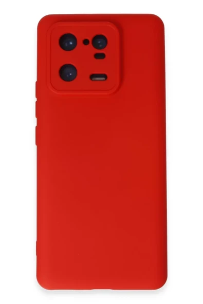 Newface Xiaomi Mi 13 Pro Kılıf Nano içi Kadife Silikon - Kırmızı ürün görseli 1