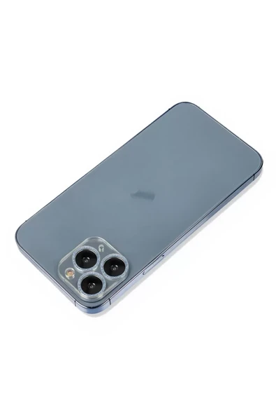 Newface Apple iPhone 11 Pro Max Shine Kamera Lens Koruma Cam - Sierra Blue ürün görseli 1