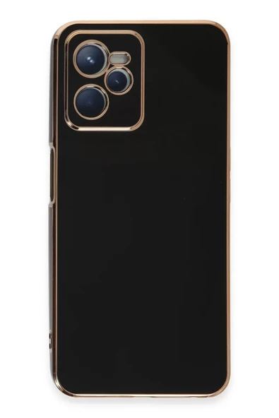 Newface Realme C35 Kılıf Volet Silikon - Siyah ürün görseli 1