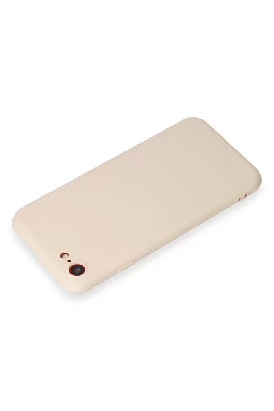 Newface Apple iPhone 7 Kılıf First Silikon - Krem - Resim 3