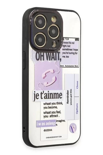 Newface Apple iPhone 12 Pro Max Kılıf Mirror Desenli Kapak - Mirror - 4 ürün görseli 1