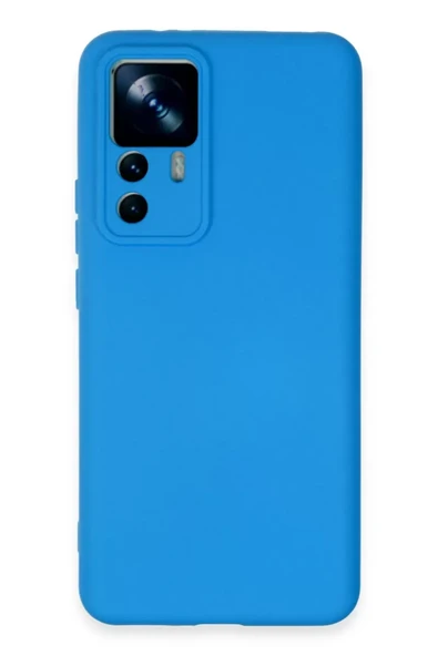 Newface Xiaomi Mi 12T Pro Kılıf Nano içi Kadife Silikon - Mavi ürün görseli 1
