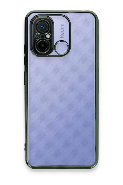 Newface Xiaomi Redmi 12C Kılıf Razer Lensli Silikon - Yeşil ürün görseli 1