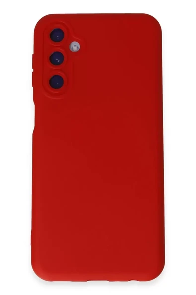 Newface Samsung Galaxy M14 5G Kılıf Nano içi Kadife Silikon - Kırmızı ürün görseli 1