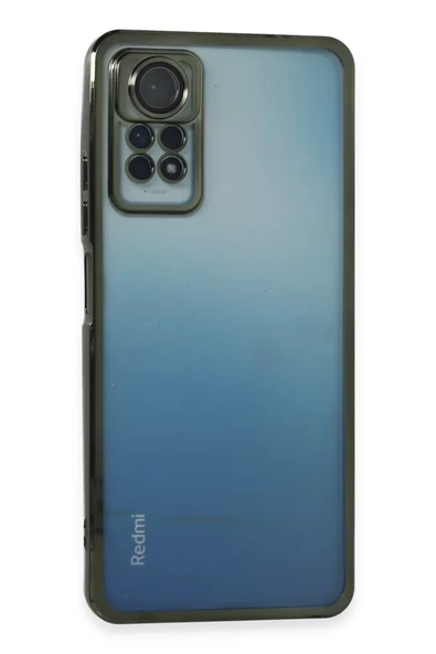 Newface Xiaomi Redmi Note 12 Pro 4G Kılıf Razer Lensli Silikon - Yeşil ürün görseli 1