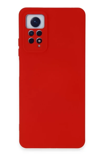 Newface Xiaomi Redmi Note 12 Pro 4G Kılıf Nano içi Kadife Silikon - Kırmızı ürün görseli 1