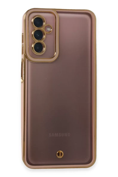 Newface Samsung Galaxy M23 Kılıf Liva Lens Silikon - Pudra ürün görseli 1