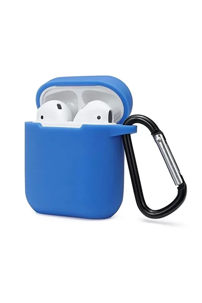 Newface Apple Airpods 2 (2.nesil) Sert Silikon Kılıf - Mavi ürün görseli 1