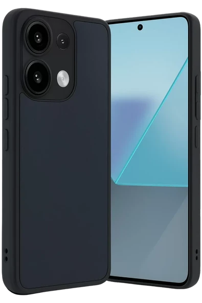 Newface Xiaomi Redmi Note 13 4G Kılıf Aras Deri Kapak - Lacivert ürün görseli 1