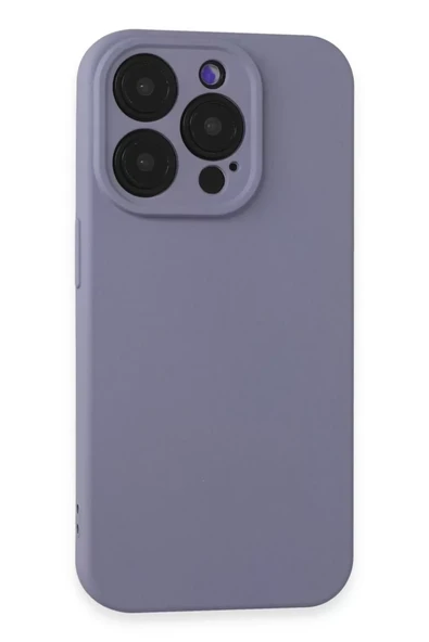 Newface Apple iPhone 15 Pro Kılıf Nano içi Kadife Silikon - Lila ürün görseli 1