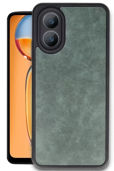 Newface Oppo A38 Kılıf Aras Deri Kapak - Koyu Yeşil ürün görseli 1
