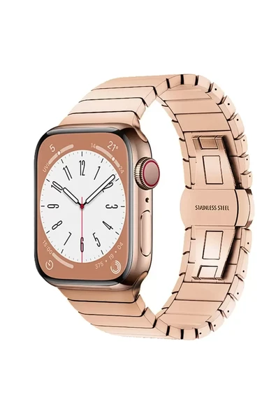 Newface Apple Watch 38mm KR413 Fine Steel Kordon - Rose ürün görseli 1