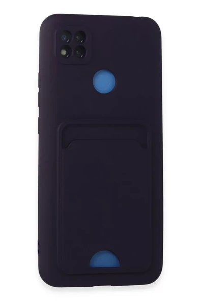 Newface Xiaomi Redmi 9C Kılıf Kelvin Kartvizitli Silikon - Derin Mor ürün görseli 1