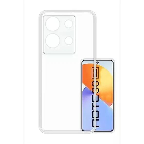 Newface İnfinix Note 30 Kılıf Lüx Şeffaf Silikon - Resim 2