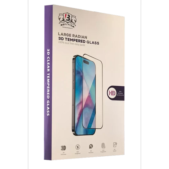 Newface Apple iPhone 16 Pro Max Bilvis 3D Cam Ekran Koruyucu - Resim 2
