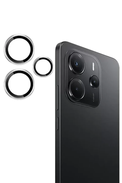 Joko Xiaomi Redmi Note 14 4G PVD Metal Kamera Lens - Gümüş ürün görseli 1