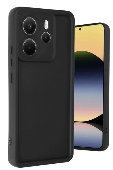 Newface Xiaomi Redmi Note 14 4G Kılıf Viera Silikon - Siyah ürün görseli 1