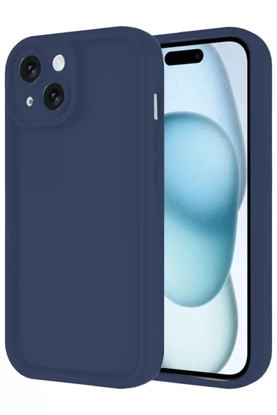 Newface Apple iPhone 14 Kılıf Viera Silikon - Lacivert ürün görseli 1