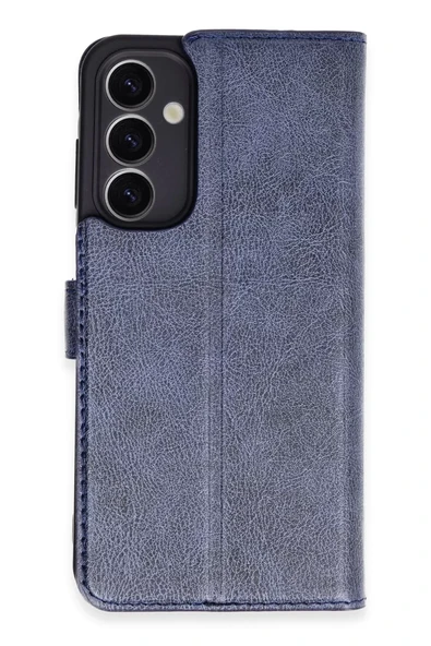 Newface Samsung Galaxy A25 5G Kılıf Trend S Plus Kapaklı Kılıf - Lacivert ürün görseli 1