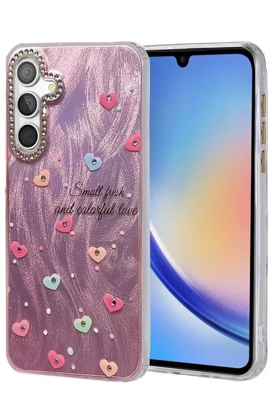 Newface Samsung Galaxy A34 5G Kılıf Blade Aynalı Desenli Kapak - Desen 8 ürün görseli 1